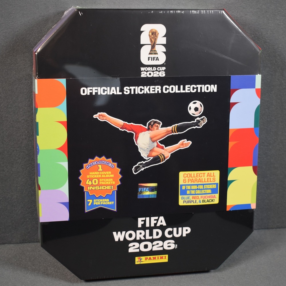 2026 Panini FIFA World Cup 40 pk - Hardcover USA Edition & Collector Box Sealed